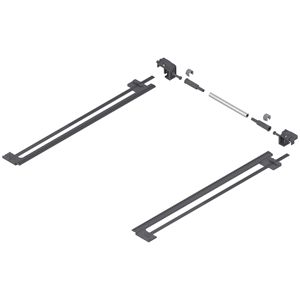 Immagine di ZST.410TT SE-ST14 V1R737 - TANDEM stabilizzatore laterale lunghezza nominale 410 mm larghezza corpo mobile 1400 mm estrazione parziale da tagliare su misura 