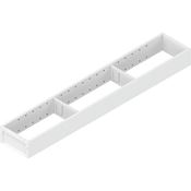 Immagine di ZC7S600RS1 AMB-RA V1 SW-M - AMBIA-LINE telaio per LEGRABOX cassetto acciaio lunghezza nominale 600 mm larghezza=100 mm bianco seta 