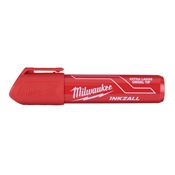 Immagine di Milwaukee Pennarello indelebile punta extra 14,5 mm larga rosso 
