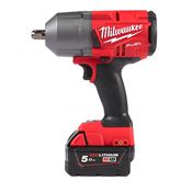 Immagine di M18 FHIWP12-502X Milwaukee Avvitatore a impulsi alta potenza 18 Volt 1/2" 5,0Ah Tecnologia Fuel valigetta HeavyDuty con perno P 