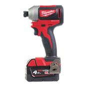 Immagine di M18 CBLID-402C Milwaukee Avvitatore a impulsi compatto 18 Volt 1/4" 4,0Ah Compact Brushless 