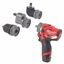 Immagine di M12 FPDXKIT-202X Milwaukee Trapano compatto a percussione 12 Volt 2,0 Ah Tecnologia Fuel valigetta HeavyDuty con 3 mandrini intercambiabili 
