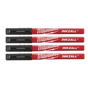 Immagine di Milwaukee Pennarello punta extra fine nero confezione da 4 pz 