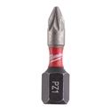 Immagine di Milwaukee Bit Shockwave croce PZ1 lunghezza 25 mm confezione da 25 pz 
