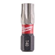 Immagine di Milwaukee Bit Shockwave croce TXBO40 lunghezza 25 mm confezione da 2 pz 