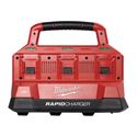Immagine di M18 PC6  Milwaukee Caricabatterie multiplo M18 2 batterie simultaneamente) compatibile con PACKOUT 