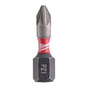 Immagine di Milwaukee Bit Shockwave croce PZ1 lunghezza 25 mm confezione da 2 pz 