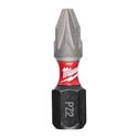 Immagine di Milwaukee Bit Shockwave croce PZ2 lunghezza 25 mm confezione da 2 pz 