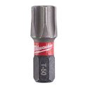 Immagine di Milwaukee Bit Shockwave croce TX50 lunghezza 25 mm confezione da 2 pz 
