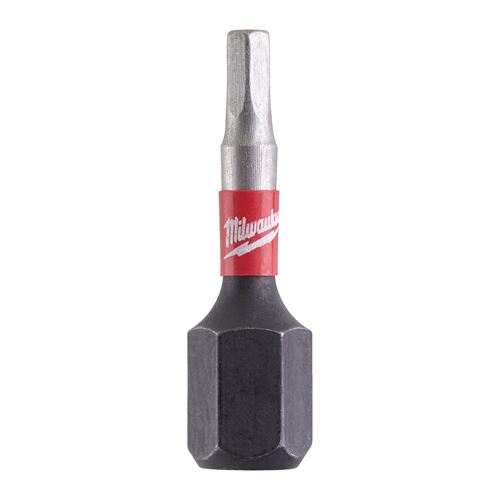 Immagine di Milwaukee Bit Shockwave esagono HEX 2,5 lunghezza 25 mm confezione da 2 pz 