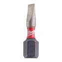 Immagine di Milwaukee Bit Shockwave taglio SL 0,6 x 4,5 lunghezza 25 mm confezione da 2 pz 