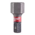 Immagine di Milwaukee Bit Shockwave esagono HEX 10 lunghezza 25 mm confezione da 2 pz 