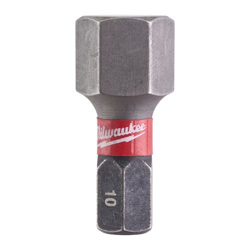 Immagine di Milwaukee Bit Shockwave esagono HEX 10 lunghezza 25 mm confezione da 2 pz 
