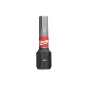 Immagine di Milwaukee Bit Shockwave esagono HEX 4 lunghezza 25 mm confezione da 2 pz 