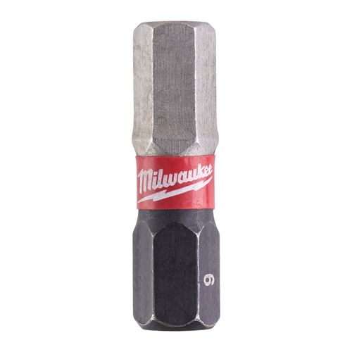 Immagine di Milwaukee Bit Shockwave esagono HEX 6 lunghezza 25 mm confezione da 2 pz 
