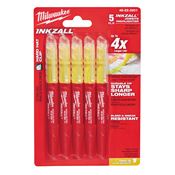 Immagine di Milwaukee Pennarello evidenziatore giallo confezione da 5 pz 