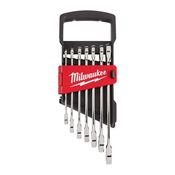 Immagine di Milwaukee Set 7 chiavi combinate a cricchetto Max Bite 