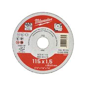 Immagine di Milwaukee Mola Contractor diametro 115 mm spessore 1,5 mm da taglio 
