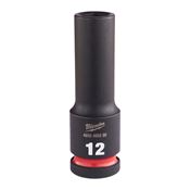 Immagine di Milwaukee Bussola a macchina attacco quadro 1/2" 12 mm lunga 