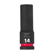 Immagine di Milwaukee Bussola a macchina attacco quadro 1/2" 14 mm lunga 