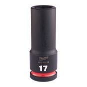 Immagine di Milwaukee Bussola a macchina attacco quadro 1/2" 17 mm lunga 