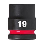 Immagine di Milwaukee Bussola a macchina attacco quadro 1/2" 19 mm corta 