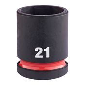 Immagine di Milwaukee Bussola a macchina attacco quadro 1/2" 21 mm corta 