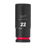 Immagine di Milwaukee Bussola a macchina attacco quadro 1/2" 22 mm lunga 