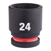 Immagine di Milwaukee Bussola a macchina attacco quadro 1/2" 24 mm corta 
