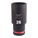 Immagine di Milwaukee Bussola a macchina attacco quadro 1/2" 26 mm lunga 