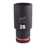 Immagine di Milwaukee Bussola a macchina attacco quadro 1/2" 26 mm lunga 