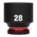 Immagine di Milwaukee Bussola a macchina attacco quadro 1/2" 28 mm corta 