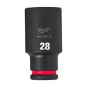 Immagine di Milwaukee Bussola a macchina attacco quadro 1/2" 28 mm lunga 
