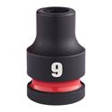 Immagine di Milwaukee Bussola a macchina attacco quadro 1/2" 9 mm corta 