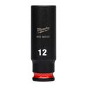 Immagine di Milwaukee Bussola a macchina attacco quadro 1/4" 12 mm lunga 