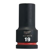 Immagine di Milwaukee Bussola a macchina attacco quadro 3/4" 19 mm lunga 
