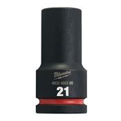 Immagine di Milwaukee Bussola a macchina attacco quadro 3/4" 21 mm lunga 