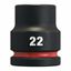 Immagine di Milwaukee Bussola a macchina attacco quadro 3/4" 22 mm corta 