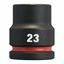 Immagine di Milwaukee Bussola a macchina attacco quadro 3/4" 23 mm corta 
