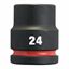 Immagine di Milwaukee Bussola a macchina attacco quadro 3/4" 24 mm corta 