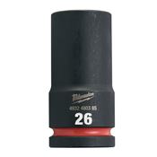 Immagine di Milwaukee Bussola a macchina attacco quadro 3/4" 26 mm lunga 