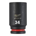 Immagine di Milwaukee Bussola a macchina attacco quadro 3/4" 34 mm lunga 