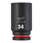 Immagine di Milwaukee Bussola a macchina attacco quadro 3/4" 34 mm lunga 