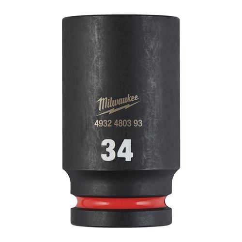 Immagine di Milwaukee Bussola a macchina attacco quadro 3/4" 34 mm lunga 