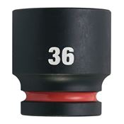 Immagine di Milwaukee Bussola a macchina attacco quadro 3/4" 36 mm corta 