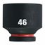 Immagine di Milwaukee Bussola a macchina attacco quadro 3/4" 46 mm corta 