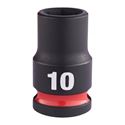 Immagine di Milwaukee Bussola a macchina attacco quadro 3/8" 10 mm corta 