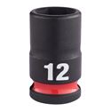 Immagine di Milwaukee Bussola a macchina attacco quadro 3/8" 12 mm corta 