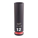 Immagine di Milwaukee Bussola a macchina attacco quadro 3/8" 12 mm lunga 