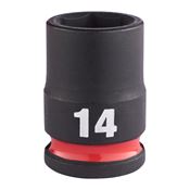Immagine di Milwaukee Bussola a macchina attacco quadro 3/8" 14 mm corta 